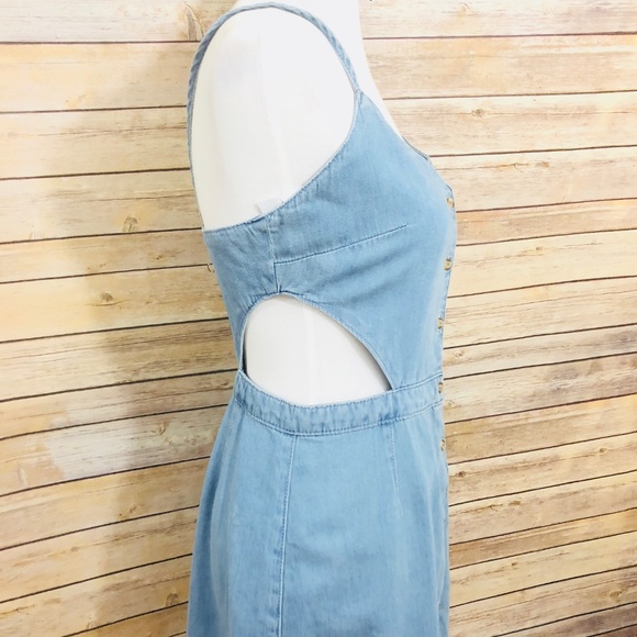 Topshop Dresses & Skirts - NEW with Tags! TOPSHOP MOTO Denim Cut-Out Dress